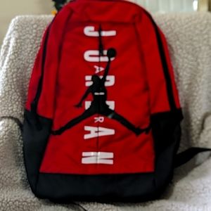 Red Jordan backpack. New with tags